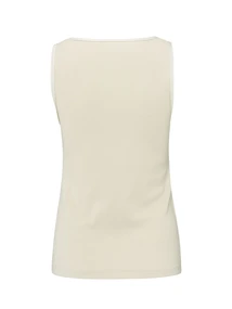 YAYA Rib singlet with shiny binding