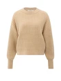 YAYA Ribbed sweater with round neck