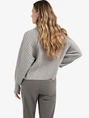 YAYA Ribbed sweater with round neck