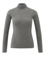 YAYA Ribbed top with turtleneck