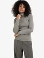 YAYA Ribbed top with turtleneck
