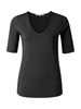 YAYA Round V-neck top