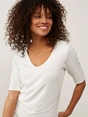 YAYA Round V-neck top