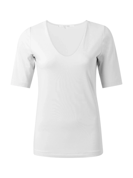 YAYA Round V-neck top