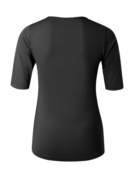 YAYA Round V-neck top