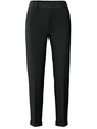 YAYA Scuba straight leg trousers wi
