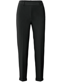 YAYA Scuba straight leg trousers wi