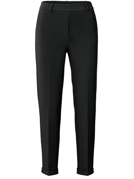YAYA Scuba straight leg trousers wi