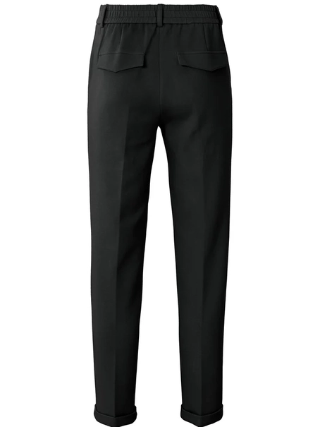 YAYA Scuba straight leg trousers wi