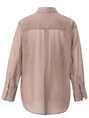 YAYA Sheer blouse with back slit