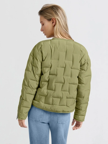 YAYA Short nylon quilted jacket wit