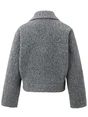 YAYA Short oversized boucle jacket
