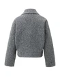 YAYA Short oversized boucle jacket