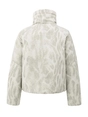 YAYA Short printed padded nylon jac