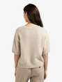 YAYA Short sleeve sweater with artw