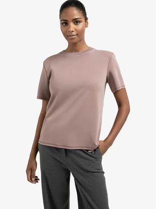 YAYA Short sleeve sweatshirt with k