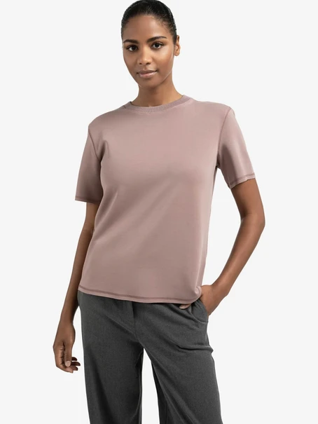 YAYA Short sleeve sweatshirt with k