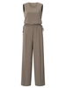 YAYA Sleeveless jumpsuit with cord