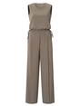 YAYA Sleeveless jumpsuit with cord