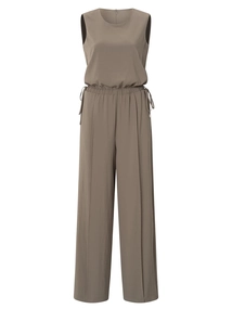 YAYA Sleeveless jumpsuit with cord