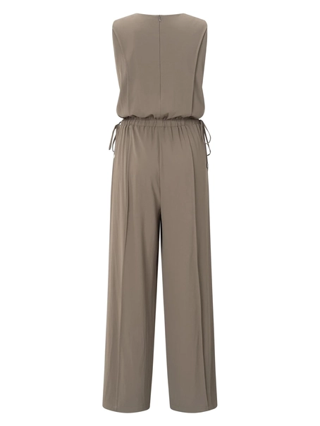 YAYA Sleeveless jumpsuit with cord