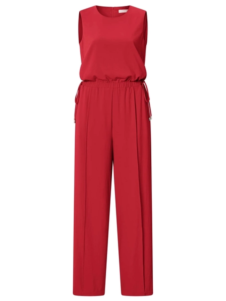 YAYA Sleeveless jumpsuit with cord