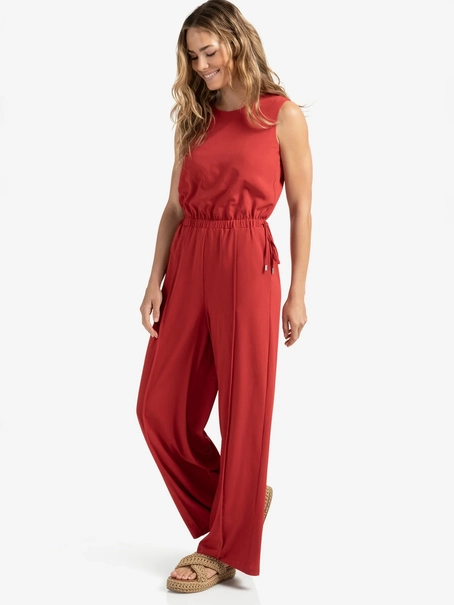 YAYA Sleeveless jumpsuit with cord