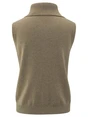 YAYA Sleeveless sweater with collar