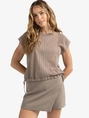 YAYA Sleeveless top with lines
