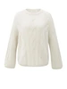 YAYA Soft cable knit sweater