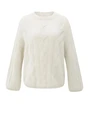 YAYA Soft cable knit sweater
