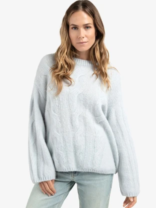 YAYA Soft cable knit sweater