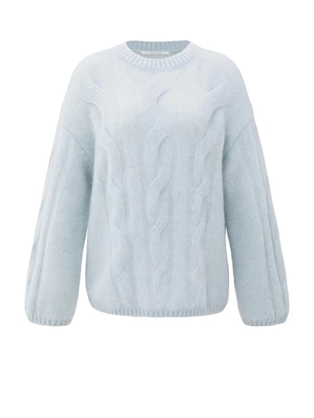 YAYA Soft cable knit sweater