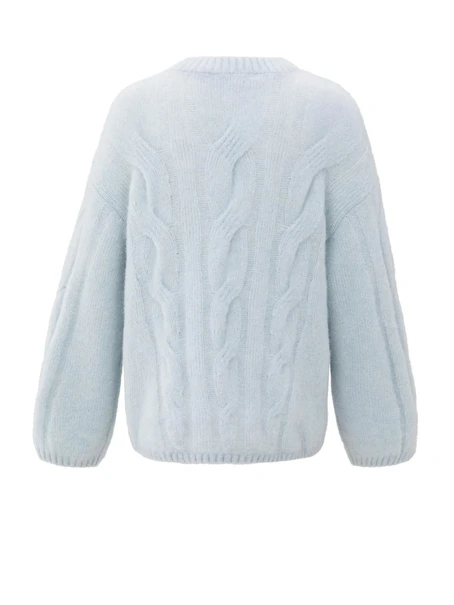 YAYA Soft cable knit sweater