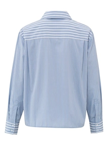 YAYA Stripe mix blouse