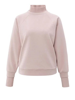 YAYA Sweater met extra ribmouwen