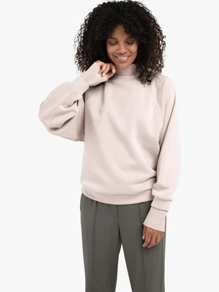 YAYA Sweater met extra ribmouwen