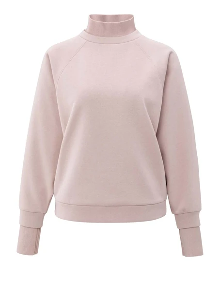 YAYA Sweater met extra ribmouwen
