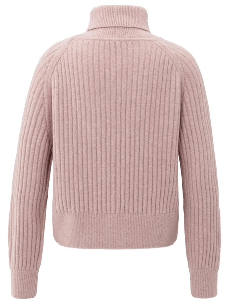 YAYA Sweater with cable detail