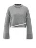 YAYA Sweater with contrast lines