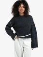 YAYA Sweater with contrast lines