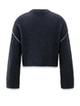 YAYA Sweater with contrast lines