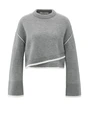 YAYA Sweater with contrast lines