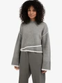 YAYA Sweater with contrast lines