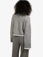 YAYA Sweater with contrast lines