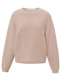YAYA Sweater with seam details