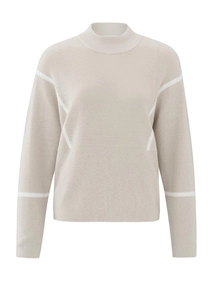 YAYA Sweater with stripes