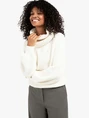 YAYA Sweater with wide collar