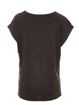 YAYA T-shirt with rounded hems
