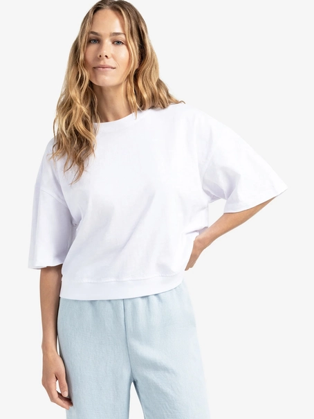 YAYA T-shirt with slub texture